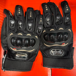 PRO BIKER GLOVES - BLACK