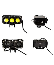 HJG TRIPLE DRIVE DUAL COLOR LED FOGLIGHTS - PAIR