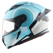 Axor Hunter Spear Helmet - BLUE WHITE