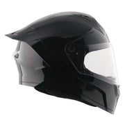 Sonic Solid Black Helmet With Black Visor