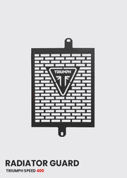 Triumph Speed 400 Radiator Guard (Black Matt)