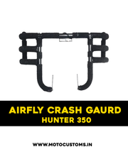 HUNTER 350 AIRFLY LEG GUARD - BLACK WITH ROPE