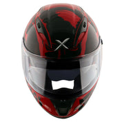 STREET DC BATMAN RED BLACK HELMET