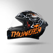 THUNDER D9 DECOR BLACK & ORANGE WITH SPOILER