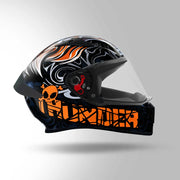 THUNDER D9 DECOR BLACK & ORANGE WITH SPOILER
