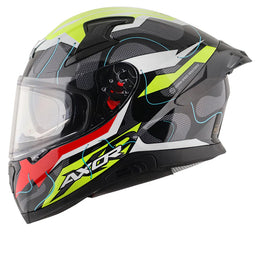 Axor Apex Dynamo Helmet - Black Neon Yellow