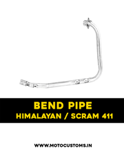 Bend pipe (OE Type) - FOR Himalayan & Scram 411