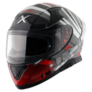 Axor Apex Hex-2 Helmet - Cool Grey Red