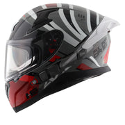Axor Apex Hex-2 Helmet - Cool Grey Red
