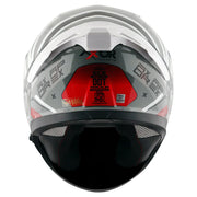 Axor Apex Hex-2 Helmet - Cool Grey Red