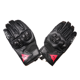 Dainese Branding Gloves - Red Black