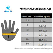 Raida AirWave Motorcycle Gloves | White