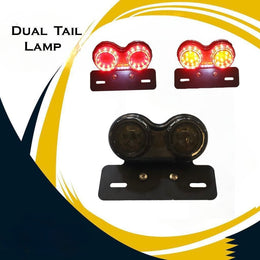 DUAL TAIL LAMP - LED INTEGRATED TURN SIGNAL LIGHTS/ LED BRAKE LIGHTS