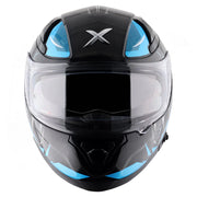 Axor Apex Hunter Helmet - Black Neon Blue