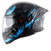 Axor Apex Hunter Helmet - Black Neon Blue