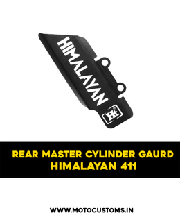 HIMALAYAN Rear master cylinder cover Stainless steel Black matt