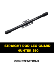 HUNTER 350 STRAIGHT LEG GUARD - BLACK