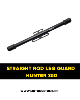 HUNTER 350 STRAIGHT LEG GUARD - BLACK