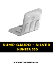 O.E Type Sump Guard For Hunter 350 (Silver)