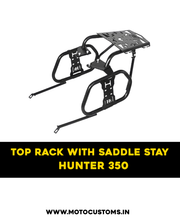 HUNTER 350 TOP RACK WITH SADDLE STAY