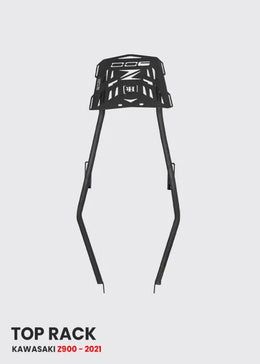 Top Rack For Kawasaki Z 900 2021 (black matt) - SB 778 / HT EXHAUST