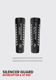 Interceptor Silencer Guard Stainless Steel - Mate Black -HT Exhaust