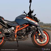 Zana Crash Guard With Slider Black For Ktm Duke390/250/200/390 Gen 3
